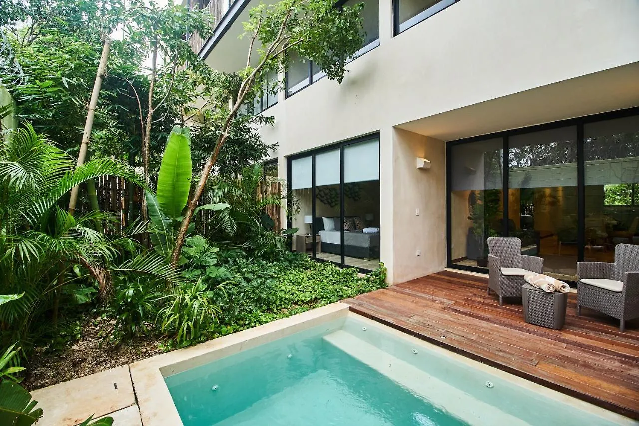 Modern Hideaway With Private Pool And Terrace Apartamento Tulum México